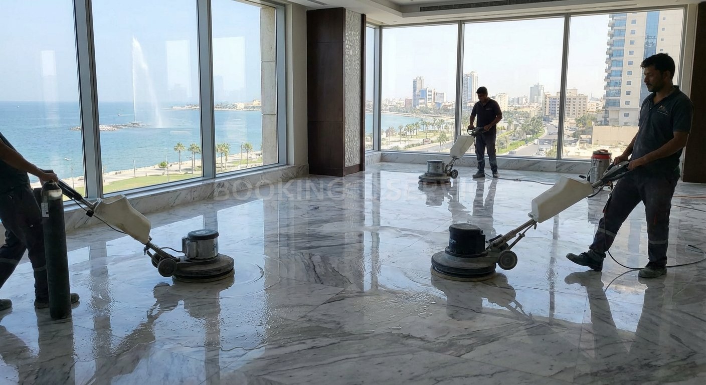 أرضيات الرخام في جدة: كيف تعيد لها بريقها الأصيل وتجعلها تحفة فنية