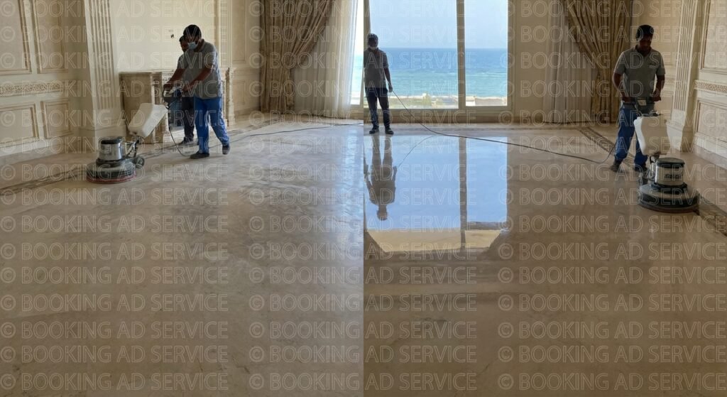 بريق الرخام في جدة: دليلك الشامل لاستعادة فخامة أرضياتك ولمعانها الأبدي