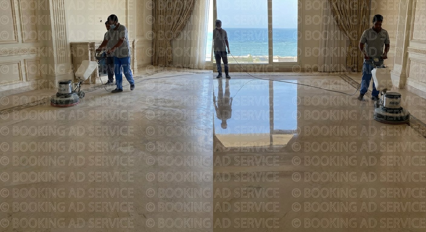 بريق الرخام في جدة: دليلك الشامل لاستعادة فخامة أرضياتك ولمعانها الأبدي