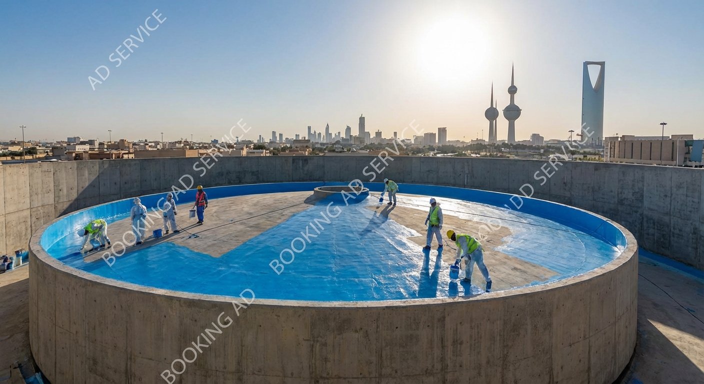 حماية مياهك في الرياض: دليلك الكامل لخدمات عزل الخزانات الفعّالة