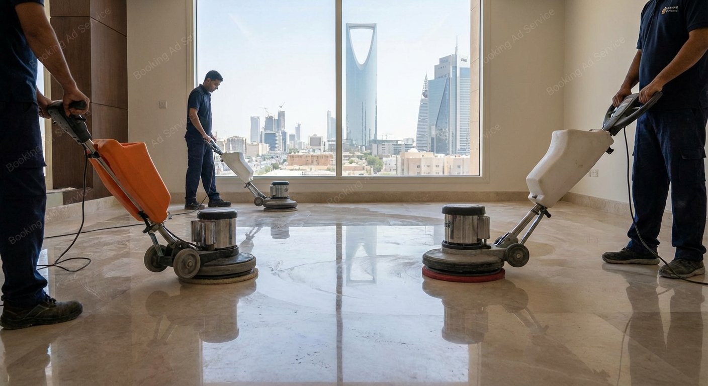 استعيدوا سحر أرضياتكم: دليلك لتألق لا يضاهى مع أفضل شركات جلي البلاط في الرياض