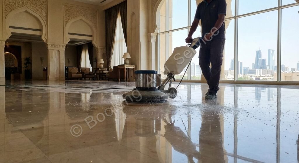 تألق منزلك الدائم: دليلك الشامل لخدمات جلي الرخام بالرياض