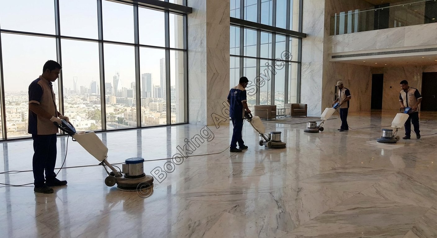 استعيدوا رونق منزلكم: خبراء جلي البلاط بالرياض يعيدون لأرضياتكم بريقها الأصلي