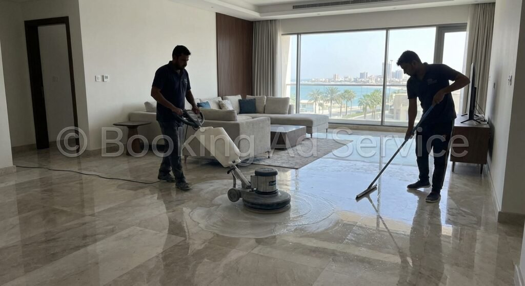جلي البلاط في جدة: سر تحويل أرضياتك الباهتة إلى لوحة متلألئة من الجمال