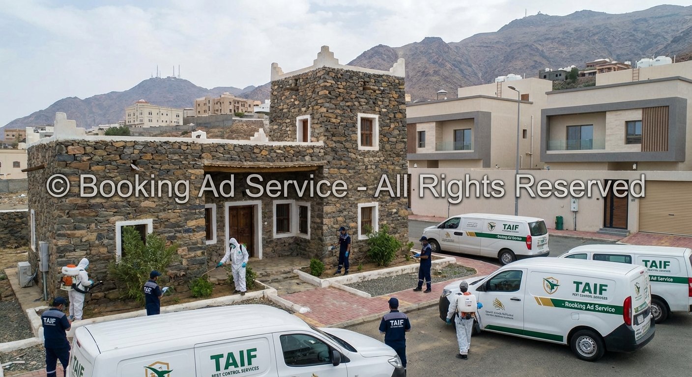 شركة مكافحة حشرات بالطائف: دليلك الشامل لمنزل خالٍ من الآفات ومحيط آمن
