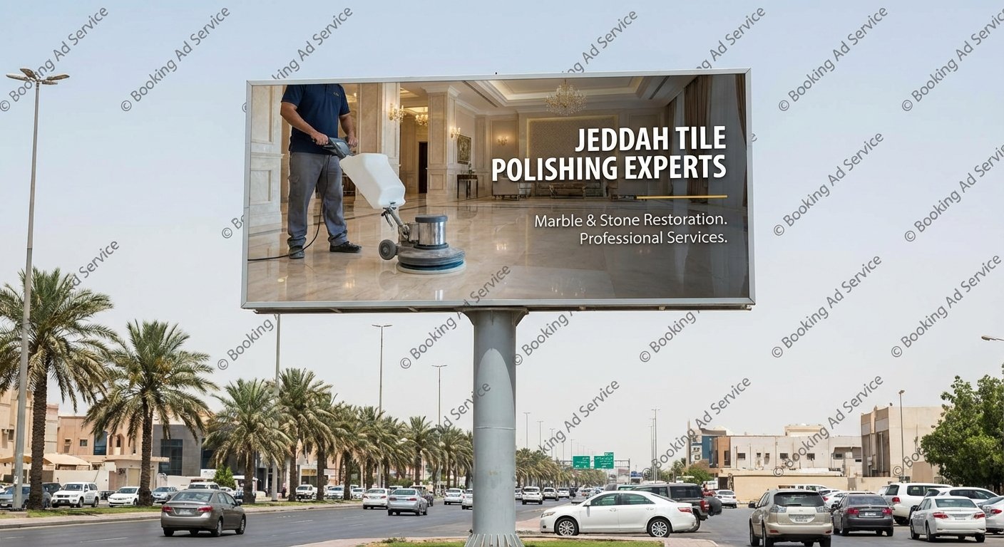 أرضيات جدة تتألق من جديد: دليل شامل لخدمات جلي البلاط الاحترافية