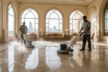 بريق الرخام يعود لجدة: دليل شامل لاستعادة فخامة أرضياتك ولمعانها