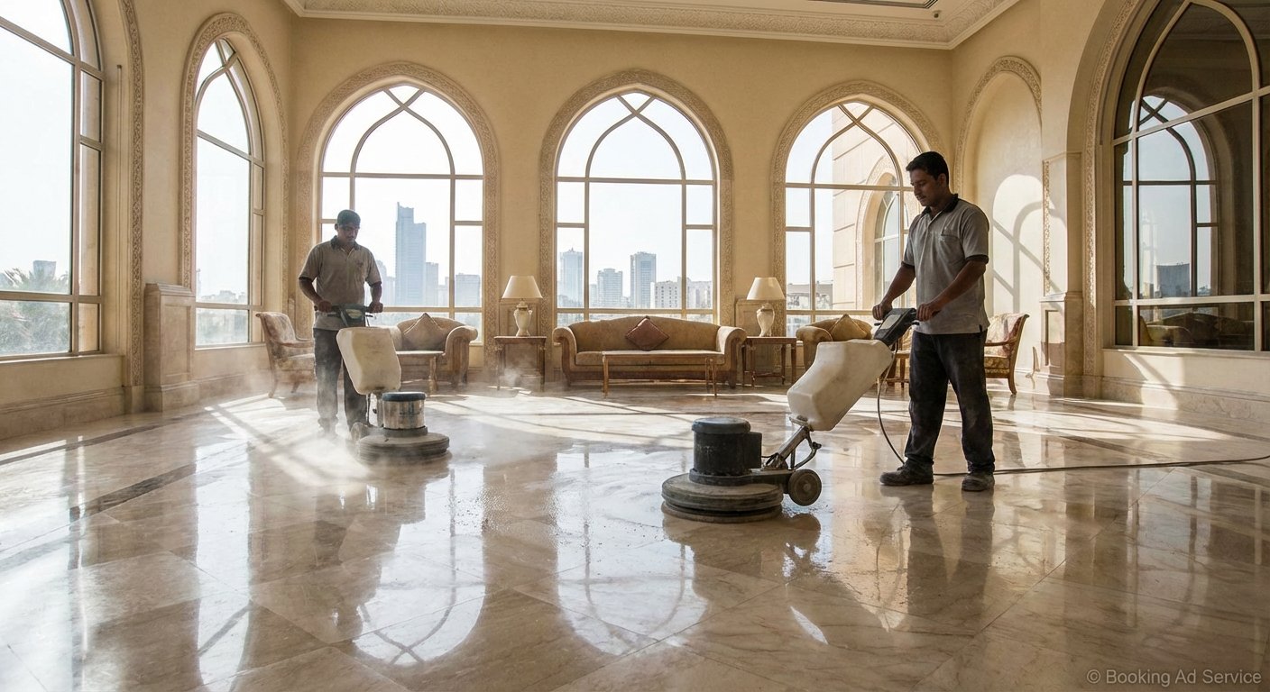 بريق الرخام يعود لجدة: دليل شامل لاستعادة فخامة أرضياتك ولمعانها