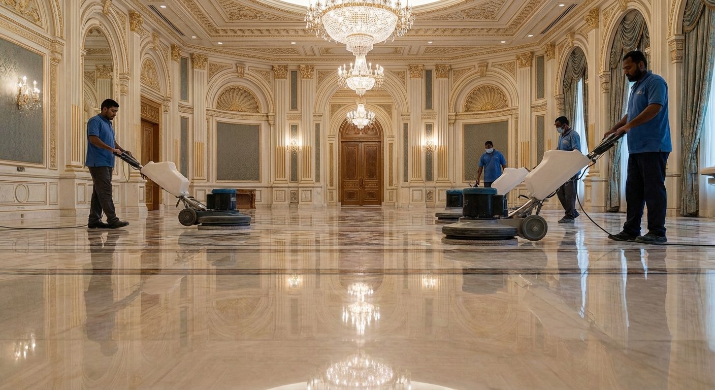 البريق يعود من جديد: دليلك الشامل لخدمات جلي البلاط الاحترافية في الرياض