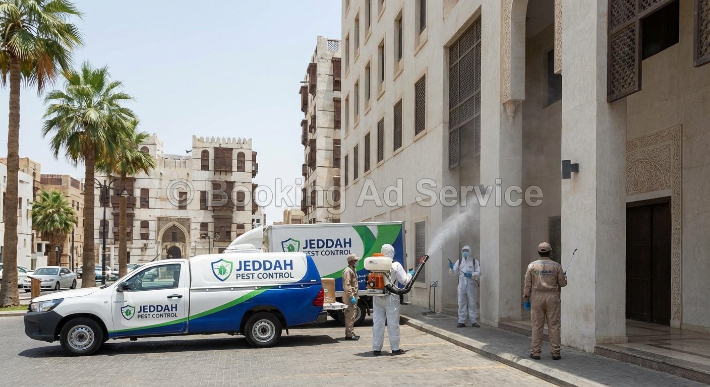 وداعاً للحشرات في جدة: دليلك الموثوق لاختيار الشركة الأمثل لمكافحة الآفات