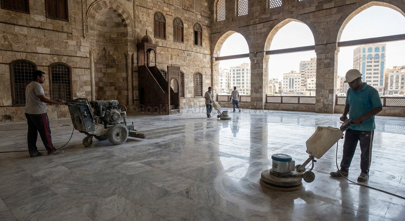 رخام جدة: كيف تعيد أرضيات منزلك وفيلتك إلى بريقها الأصلي بلمسة احترافية