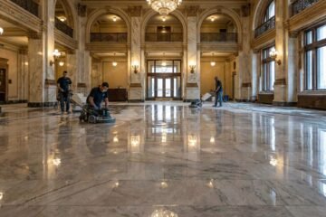 سحر الرخام المتجدد: دليلك الشامل لاستعادة لمعان أرضياتك وبريقها الأبدي