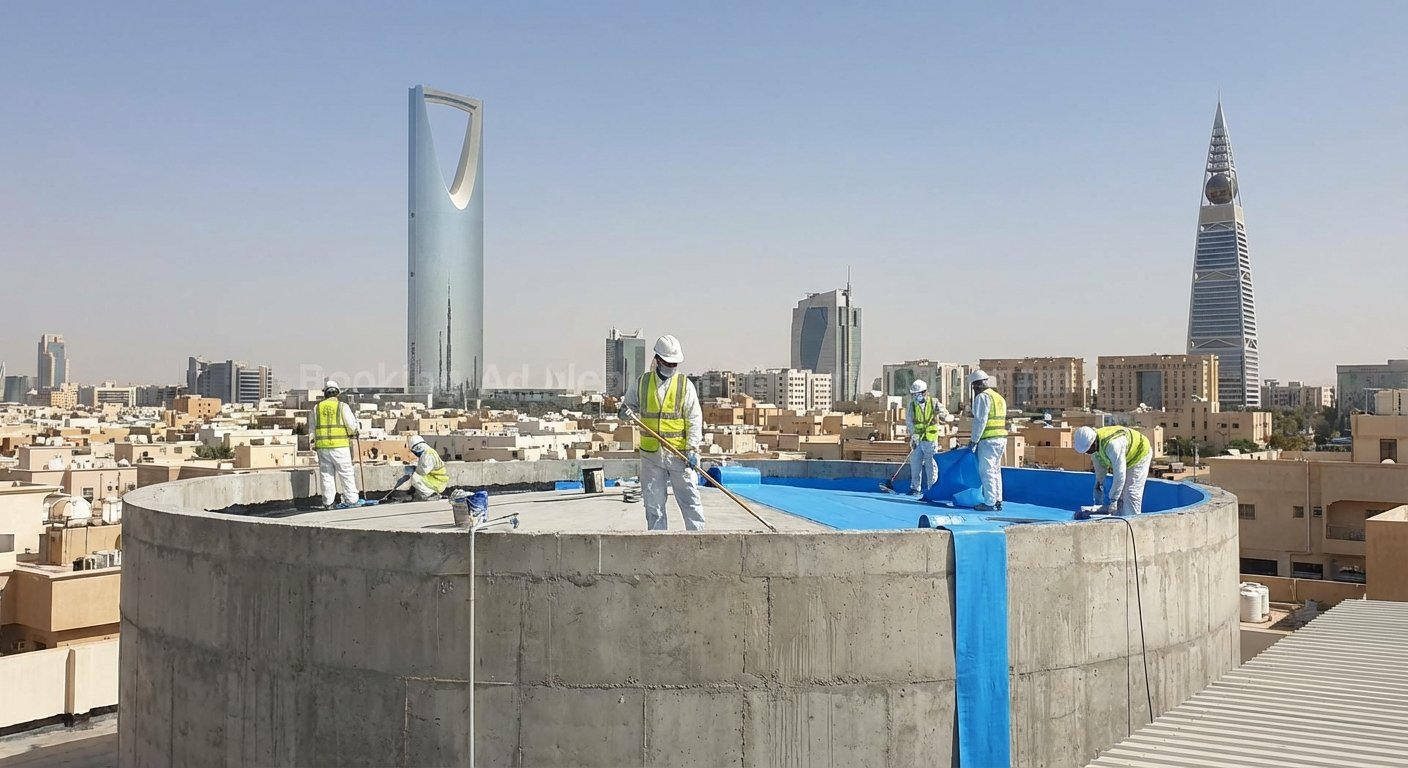 حماية بيتك ومياهك في الرياض: دليلك المتكامل لعزل الخزانات بجودة واحترافية