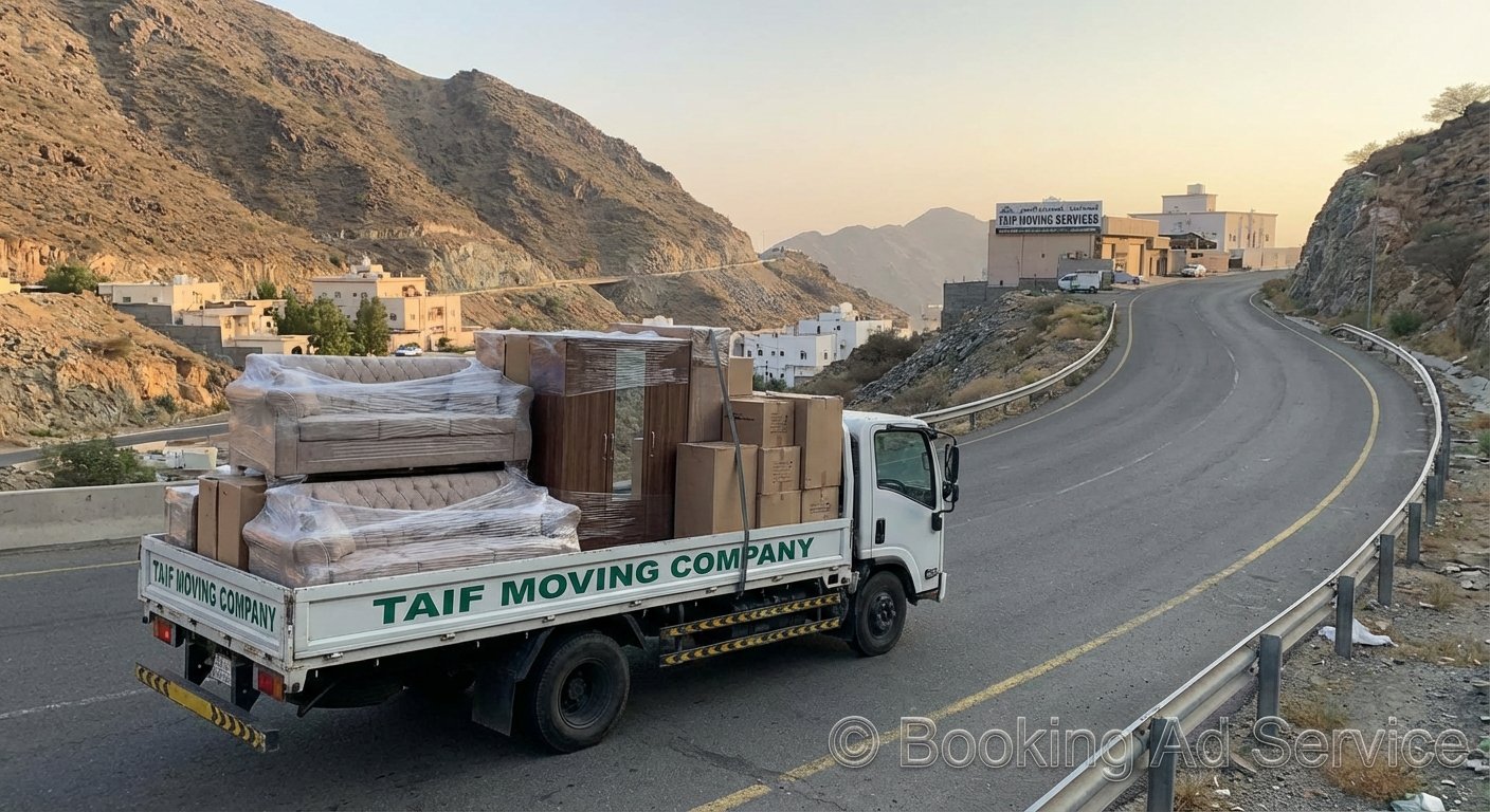 الانتقال السهل في مدينة الورد: دليلك الشامل لخدمات نقل العفش الاحترافية بالطائف