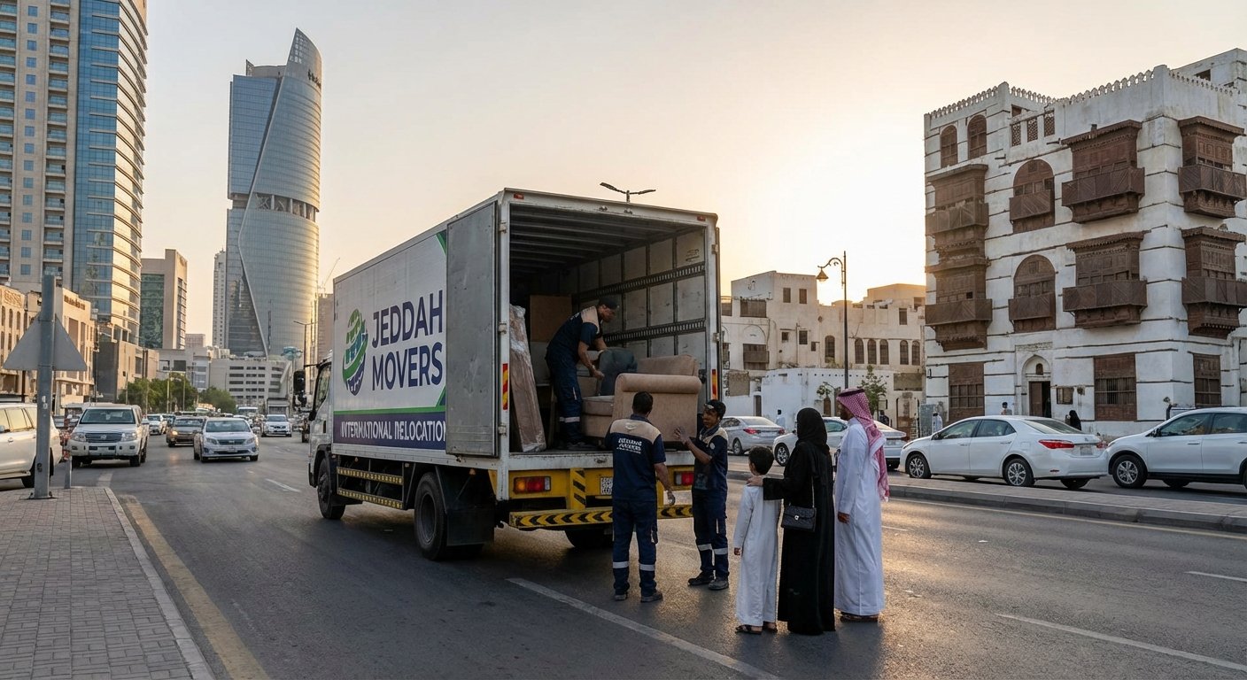 نقل العفش في جدة: رحلة مريحة ومنظمة لمنزل جديد بلا هموم
