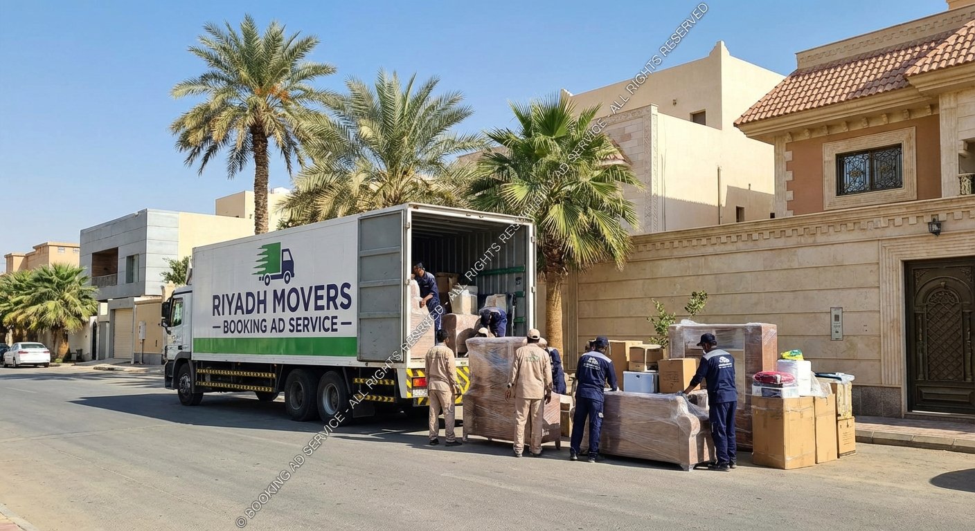 الانتقال إلى منزل جديد أو مكتب آخر في مدينة الرياض الصاخبة