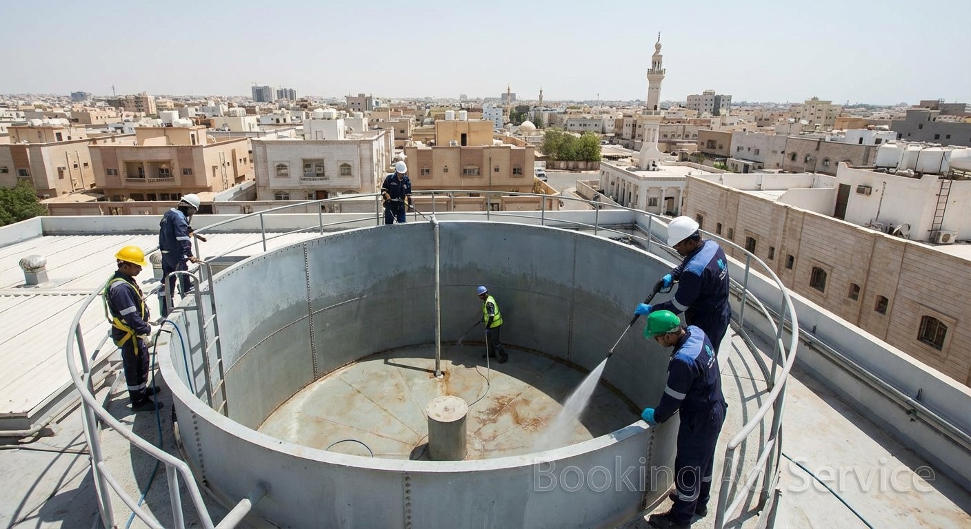 تنظيف خزانات المياه بجدة: دليلك الكامل لمياه نقية وصحة مستدامة