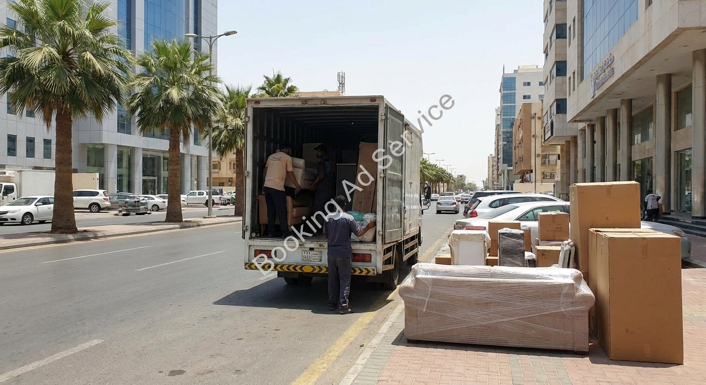 دليلك الشامل لتقدير تكلفة نقل الأثاث مع التغليف في جدة