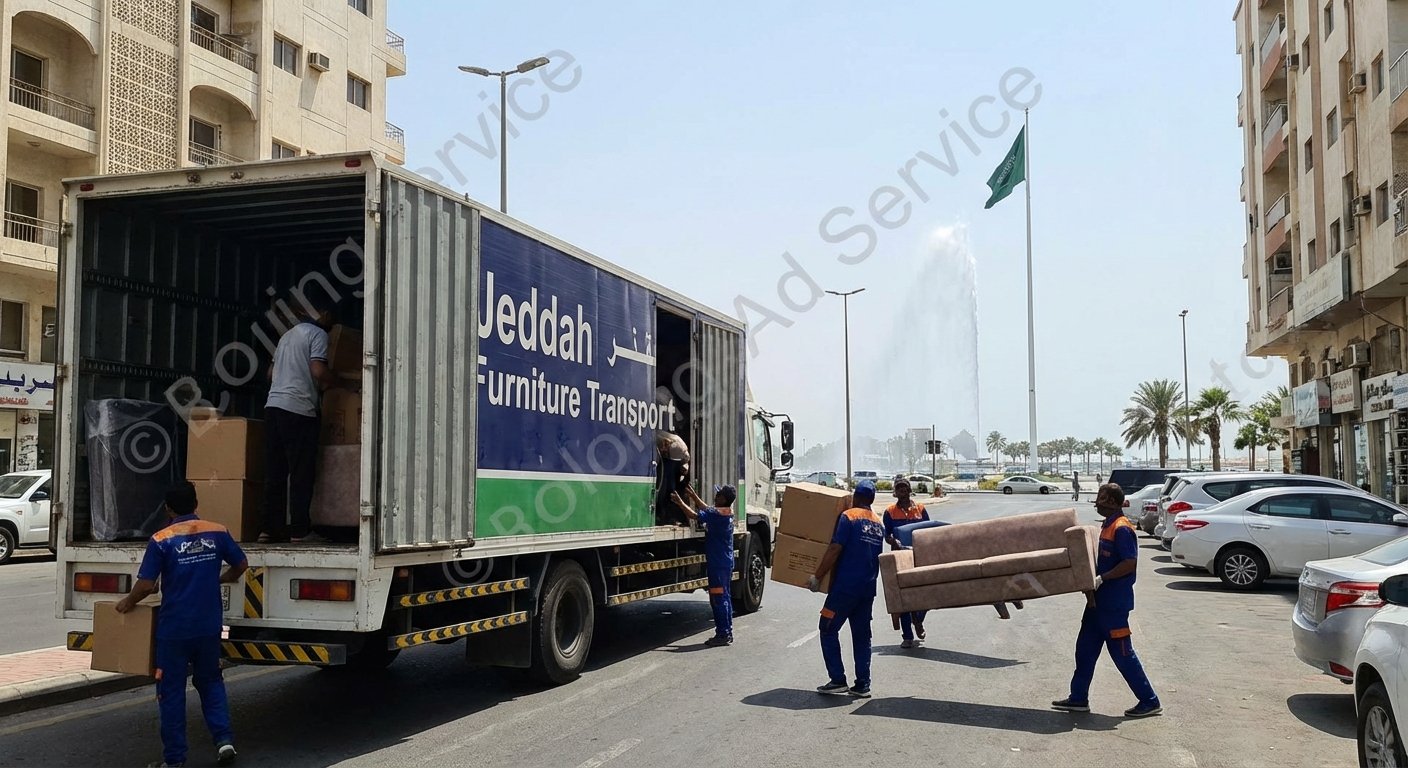 وداعاً لقلق الانتقال: دليلك المتكامل لاختيار أفضل شركة نقل عفش بجدة لرحلة بلا عناء