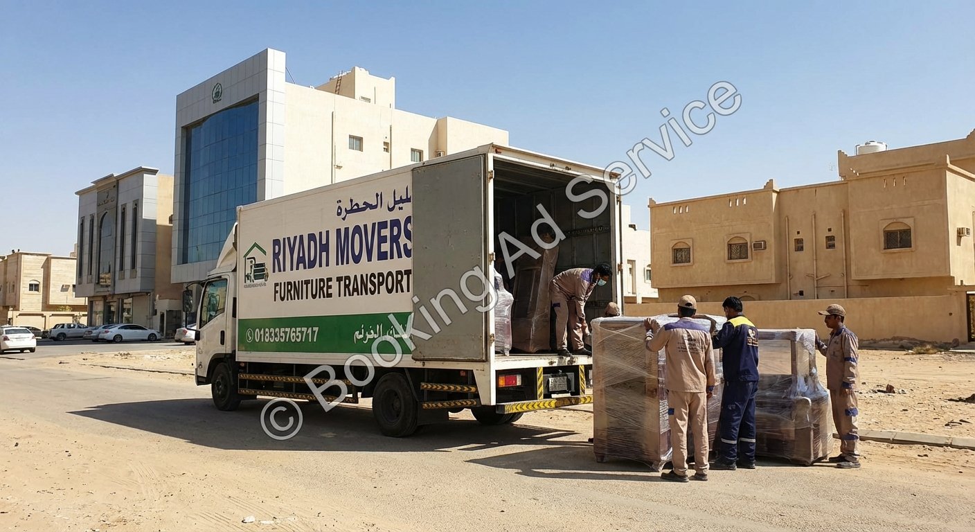 انتقالك في الرياض بلا قلق: دليلك الشامل لاختيار أفضل شركة نقل أثاث لراحة بالك